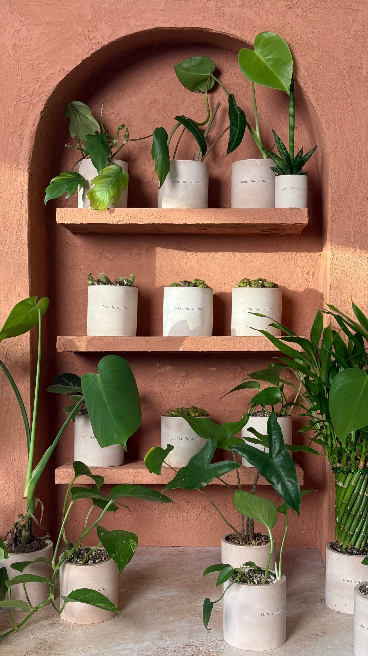 Cement Wood Wick Candles