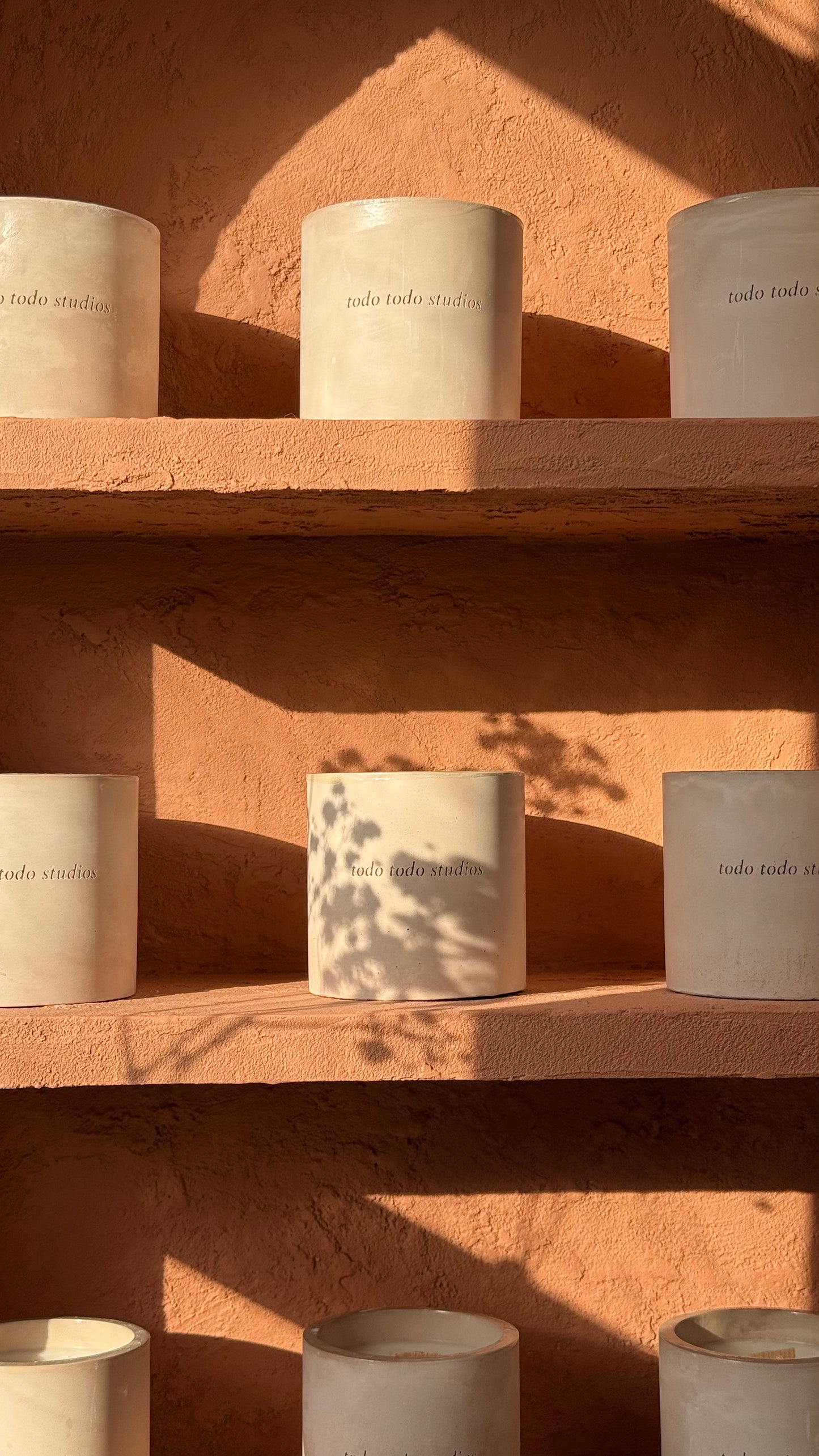 Cement Wood Wick Candles